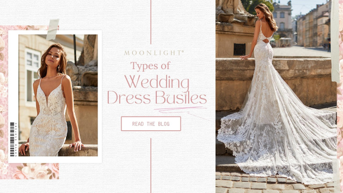 'Types of Wedding Dress Bustles' Image #1