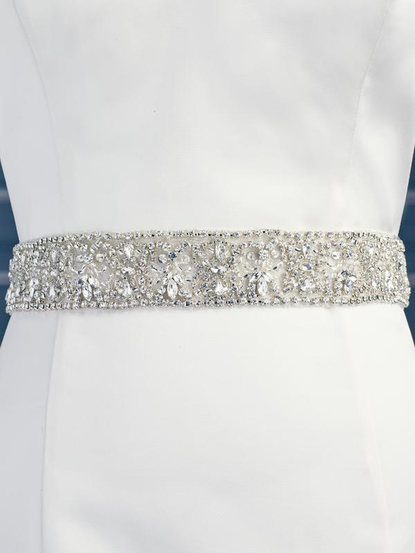 Moonlight Sashes SASH-92 Beaded bridal sashes are the perfect accent for your bridal gown Moonlight Sashes SASH-92 Beaded bridal sashes are the perfect accent for your bridal gown
