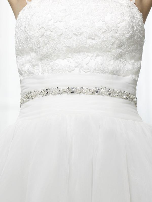 Moonlight Sashes Sash 57 Beaded bridal sashes are the perfect accent for your bridal gown Moonlight Sashes Sash 57 Beaded bridal sashes are the perfect accent for your bridal gown