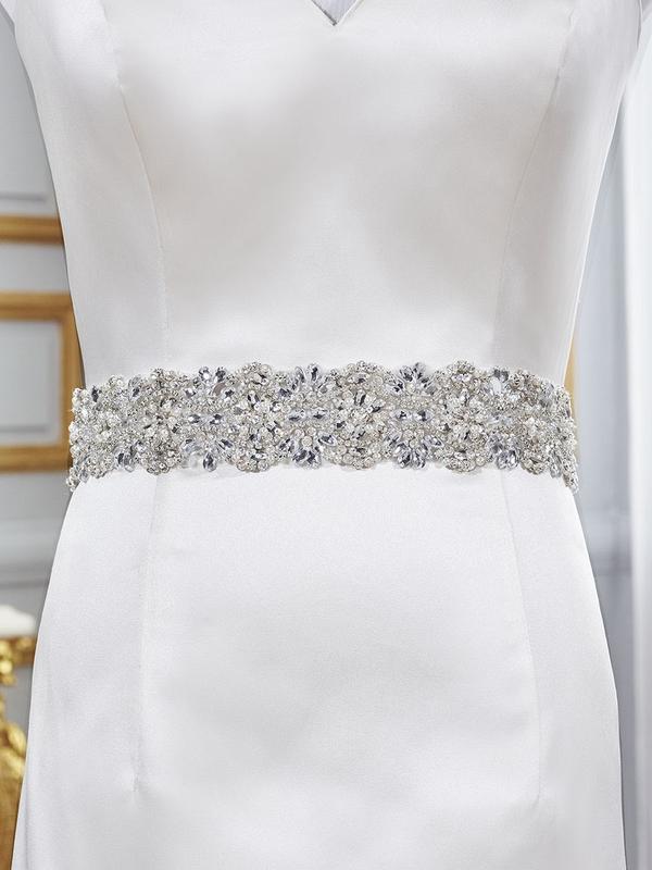 Moonlight Sashes Sash 74 Beaded bridal sashes are the perfect accent for your bridal gown Moonlight Sashes Sash 74 Beaded bridal sashes are the perfect accent for your bridal gown