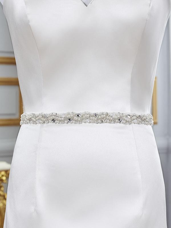 Moonlight Sashes Sash 77 Beaded bridal sashes are the perfect accent for your bridal gown Moonlight Sashes Sash 77 Beaded bridal sashes are the perfect accent for your bridal gown