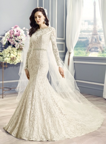 'Lace Long Sleeve Bridal Gown STYLE SPOTLIGHT: H1282' Image #1