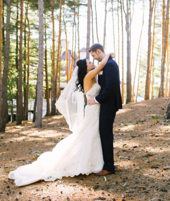 53 Unique Woodland Wedding Gowns To Rock Weddingomania