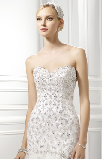 'Style Spotlight: H1274 | Drop Waist Ruffled Mermaid' Image #2