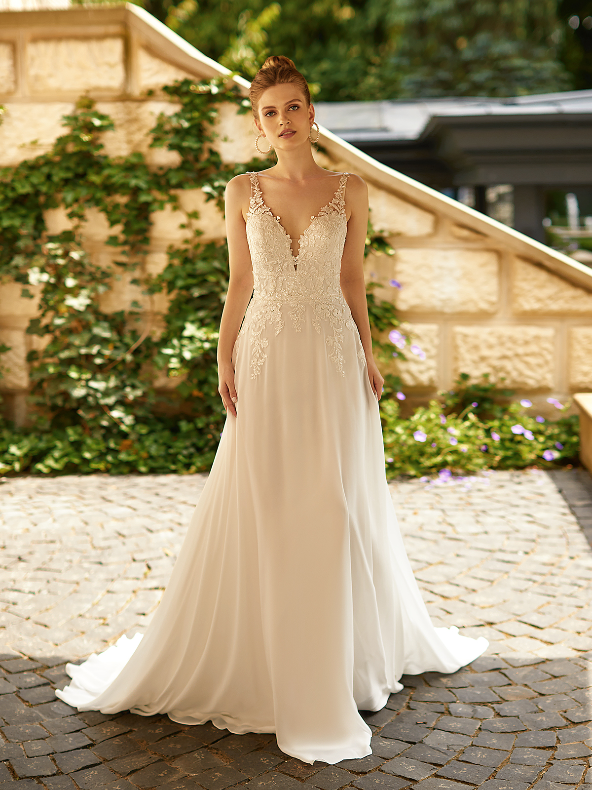 Garden Wedding Dress Chiffon 