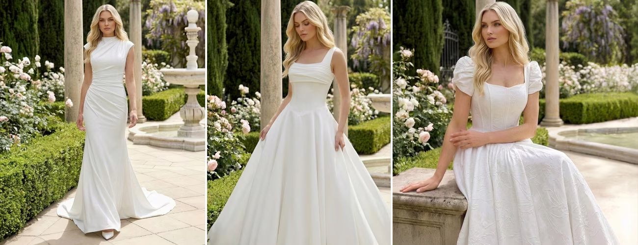 Elegant Modest Wedding Dresses With Sleeves