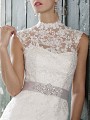 Moonlight Cap7 lace long sleeve and sheer beaded bridal jackets