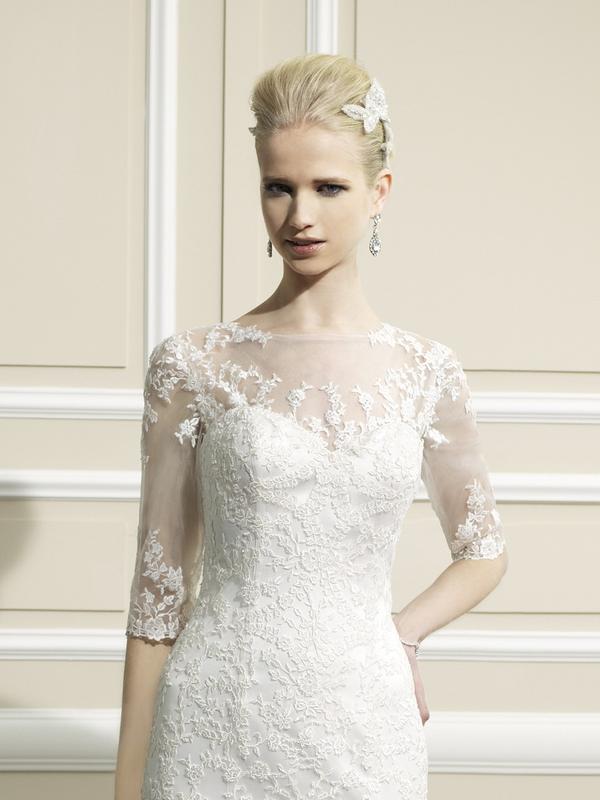 Moonlight Cap 18 lace long sleeve and sheer beaded bridal jackets