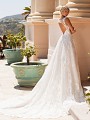 Moonlight Couture H1376 lace ball gown bridal gown with keyhole back Moonlight Couture H1376 lace ball gown bridal gown with keyhole back