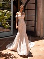 Moonlight Couture H1421 form fitting all lace mermaid wedding dress Moonlight Couture H1421 form fitting all lace mermaid wedding dress