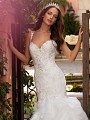 Moonlight Couture H1424 glamorous embellished bodice wedding dress with beaded straps Moonlight Couture H1424 glamorous embellished bodice wedding dress with beaded straps