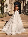 Sexy A-line Wedding Dress With Sparkles and Beaded Straps Moonlight Couture H1451