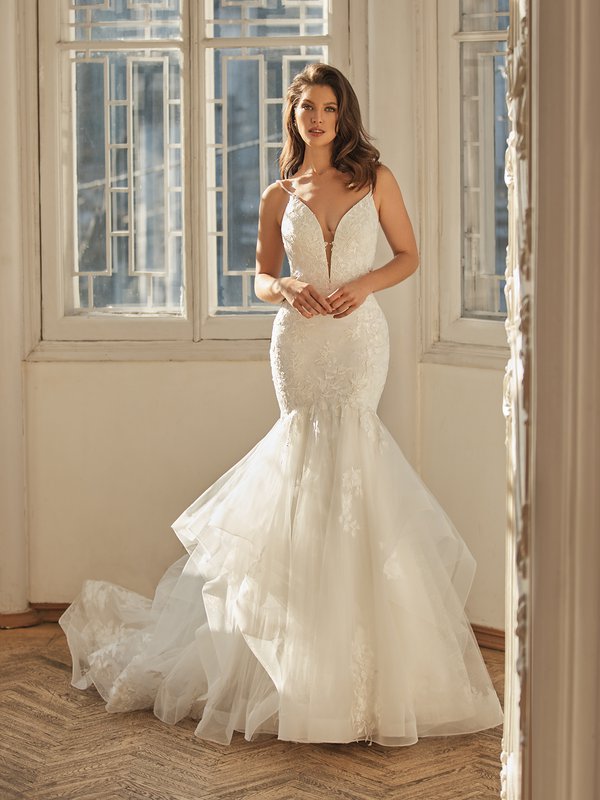 Moonlight Couture H1501 on trend couture lace wedding dresses and beaded wedding dresses Moonlight Couture H1501 on trend couture lace wedding dresses and beaded wedding dresses