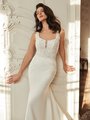 Moonlight Couture H1506 Spaghetti strap bridal gowns, sweetheart necklines, lace cap sleeve bridal gowns & more