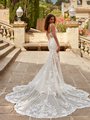 Moonlight Couture H1527 Spaghetti strap bridal gowns, sweetheart necklines, lace cap sleeve bridal gowns & more