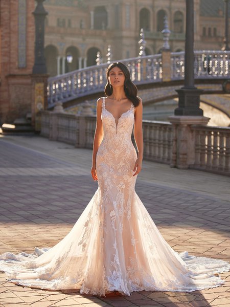 Moonlight Couture H1549A Beautiful Sweetheart with Illusion Inset Sequins Lace Appliques and Sparkle Tulle Mermaid Moonlight Couture H1549A Beautiful Sweetheart with Illusion Inset Sequins Lace Appliques and Sparkle Tulle Mermaid