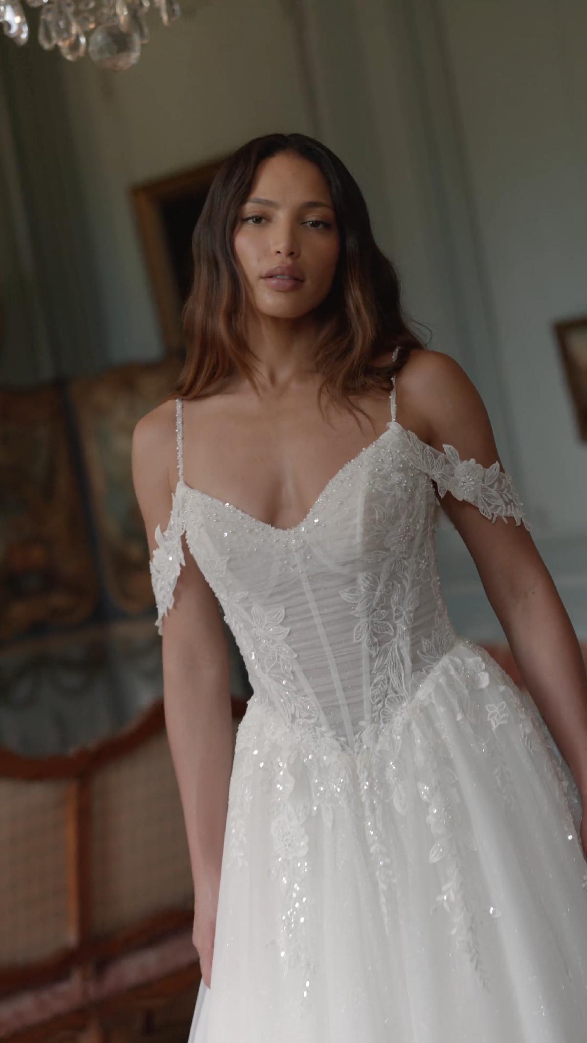 Moonlight Couture H1650 on trend couture lace wedding dresses and beaded wedding dresses Moonlight Couture H1650 on trend couture lace wedding dresses and beaded wedding dresses