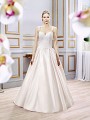 Moonlight Collection J6392 regal classic blush lace ball gown wedding dress with straps for a church wedding Moonlight Collection J6392 regal classic blush lace ball gown wedding dress with straps for a church wedding