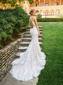 Moonlight Collection J6544 sexy embroidered lace mermaid wedding dress with low key hole back Moonlight Collection J6544 sexy embroidered lace mermaid wedding dress with low key hole back