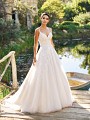 Moonlight Collection J6571 beautiful lace A-line wedding dress with straps Moonlight Collection J6571 beautiful lace A-line wedding dress with straps