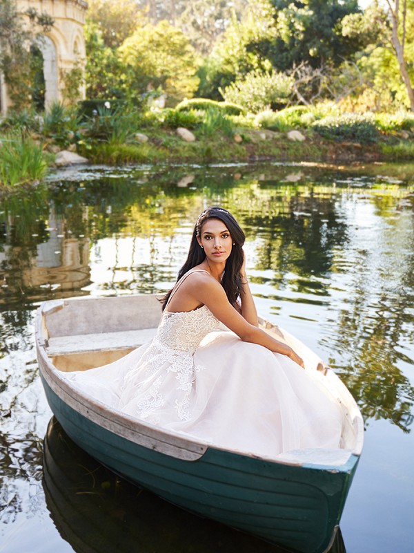 Moonlight Collection J6571 tulle low sweetheart neckline wedding dress with spaghetti straps Moonlight Collection J6571 tulle low sweetheart neckline wedding dress with spaghetti straps