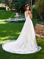Moonlight Collection J6578B illusion back A-line lace fairytale wedding gown Moonlight Collection J6578B illusion back A-line lace fairytale wedding gown