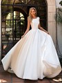 Moonlight Collection J6701 elegant mikado bridal gown