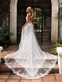 Moonlight Collection J6702 long illusion lace train wedding dress