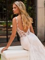 Moonlight Collection J6702 illusion lace low back wedding dress with straps Moonlight Collection J6702 illusion lace low back wedding dress with straps