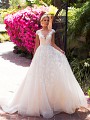 Moonlight Collection J6705 iluusion bateau neckline wedding dress with cap sleeves Moonlight Collection J6705 iluusion bateau neckline wedding dress with cap sleeves