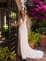 Moonlight Collection J6709 lace slim A-line wedding dress with straps Moonlight Collection J6709 lace slim A-line wedding dress with straps