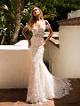 Moonlight Collection J6710 cold shoulder lace wedding dress with straps Moonlight Collection J6710 cold shoulder lace wedding dress with straps