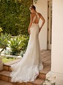 Moonlight Collection J6776 elegant lace key hole back with stunning chapel train Moonlight Collection J6776 elegant lace key hole back with stunning chapel train