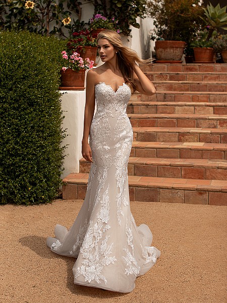 Moonlight Collection J6777 form fitting strapless mermaid wedding dress Moonlight Collection J6777 form fitting strapless mermaid wedding dress