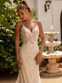 Moonlight Collection J6780 illusion bodice with sparkle checkered net 