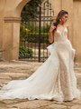 Moonlight Collection J6820 ivory beaded floral embroidered net and sparkle net over latte lining mermaid with beaded straps Moonlight Collection J6820 ivory beaded floral embroidered net and sparkle net over latte lining mermaid with beaded straps