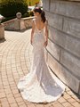 Elegant Illusion Scoop Back Sparkly Mermaid Wedding Dress with Chapel Train Moonlight Collection J6834 Elegant Illusion Scoop Back Sparkly Mermaid Wedding Dress with Chapel Train Moonlight Collection J6834