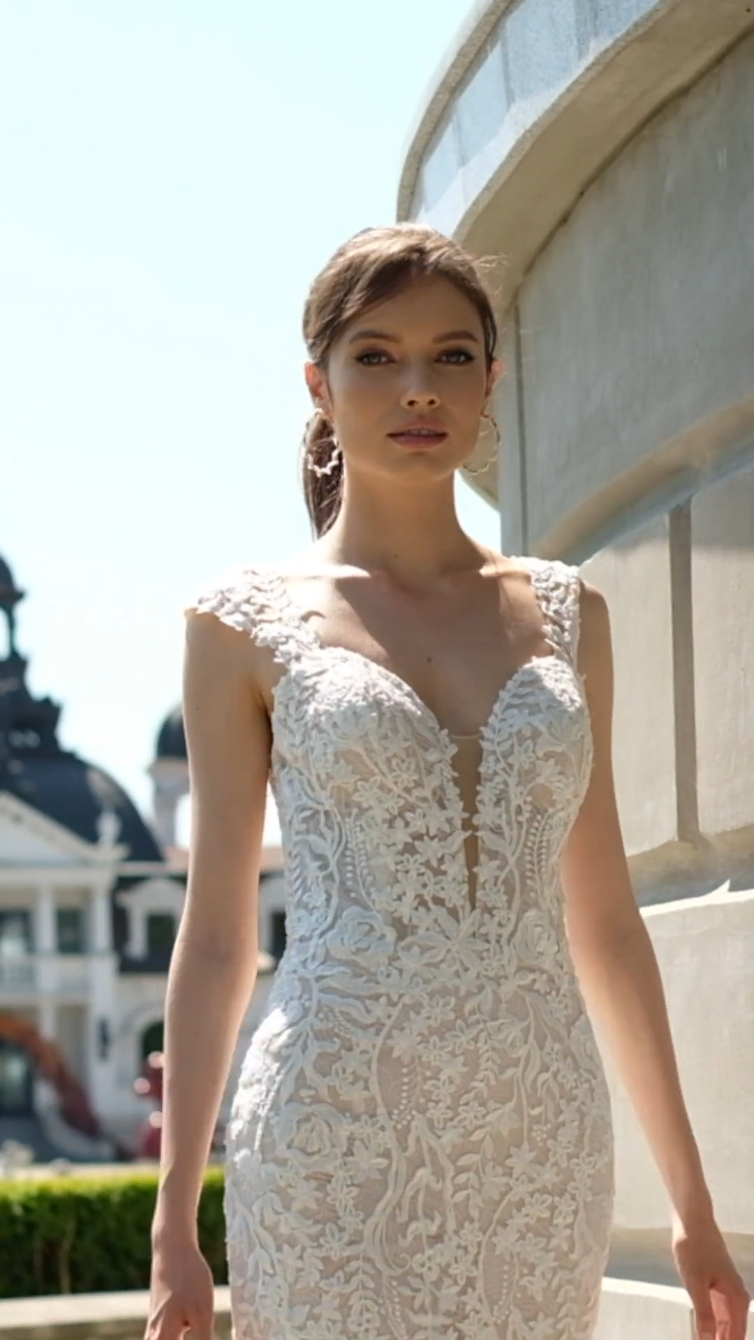 Moonlight Collection J6834 elegant bridal gowns and classic wedding dresses