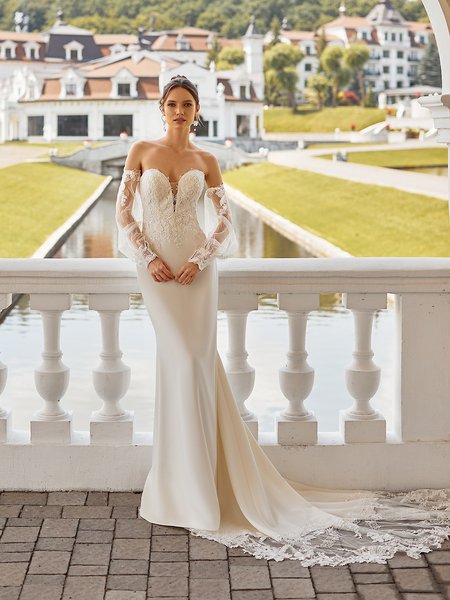 Moonlight Collection J6839 elegant bridal gowns and classic wedding dresses Moonlight Collection J6839 elegant bridal gowns and classic wedding dresses