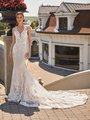 Moonlight Collection J6840 Timeless Halter Neck net and Embroidered Lace Appliques Mermaid