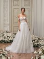 Moonlight Collection J6854 Stunning Unlined Strapless Sweetheart A-Line with Swag Sleeves Moonlight Collection J6854 Stunning Unlined Strapless Sweetheart A-Line with Swag Sleeves