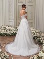 Illusion Open Back Tulle and Lace Appliques Full A-Line with Sweep Train Moonlight Collection J6854 Illusion Open Back Tulle and Lace Appliques Full A-Line with Sweep Train Moonlight Collection J6854