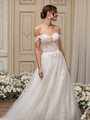 Moonlight Collection J6854 Garden Inspired Sweetheart Full A-Line with Swag Sleeves Moonlight Collection J6854 Garden Inspired Sweetheart Full A-Line with Swag Sleeves