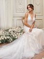 Moonlight Collection J6855 classic elegant wedding dresses perfect for the romantic bride