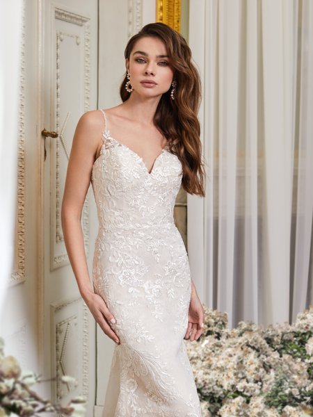 Moonlight Collection J6858 Eye-Catching Sweetheart Mermaid with Beaded Straps and Sparkly Lace Appliques