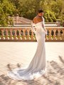 Moonlight Collection J6877 Open Illusion Back Chapel Train Mermaid in Sequin Fabric