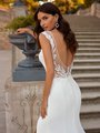 Moonlight Collection J6881 Chantilly Lace and Beaded Lace Appliques Mermaid with Deep Illusion V-Back Moonlight Collection J6881 Chantilly Lace and Beaded Lace Appliques Mermaid with Deep Illusion V-Back
