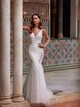 Beaded Trim Deep Sweetheart with Illusion Inset Tulle and Chantilly Lace mermaid with Illusion Cutout at Side Bodice Moonlight Collection J6895 Beaded Trim Deep Sweetheart with Illusion Inset Tulle and Chantilly Lace mermaid with Illusion Cutout at Side Bodice Moonlight Collection J6895
