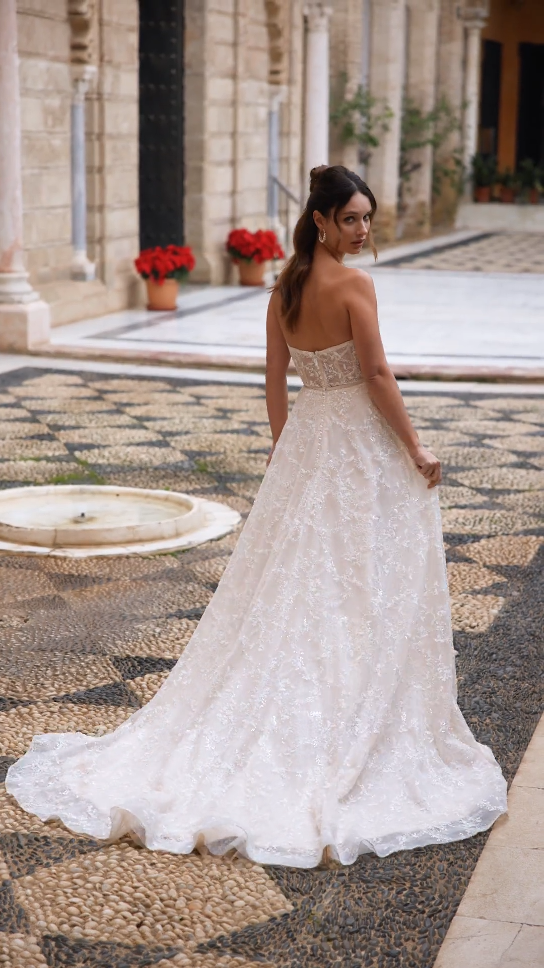 Moonlight Collection J6901 Sweetheart and Illusion Open Back Corded Emboidered Beaded Tulle A-Line Moonlight Collection J6901 Sweetheart and Illusion Open Back Corded Emboidered Beaded Tulle A-Line