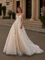 Moonlight Collection J6913 blush bridal gowns, ivory bridal gowns, white wedding dresses & more